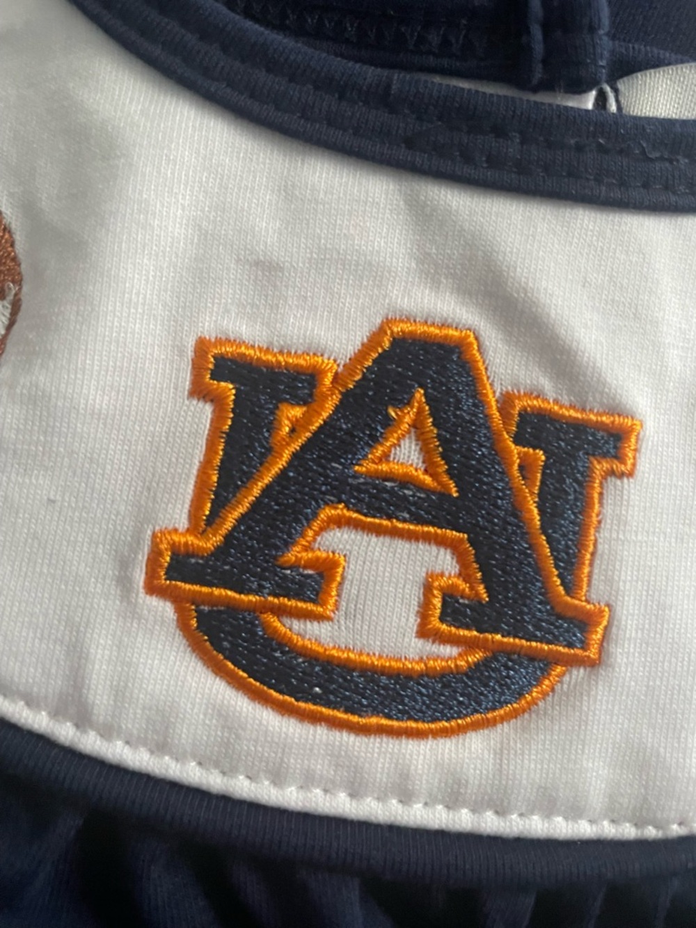 Auburn University Navy Baby One-Piece Romper - 0399 - Picture 3 of 4